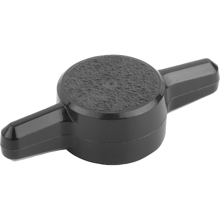 Kipp Wing Grip H=8, A=30 Thermoplastic, Black, With Hexagon Socket, For=M06 K0681.060